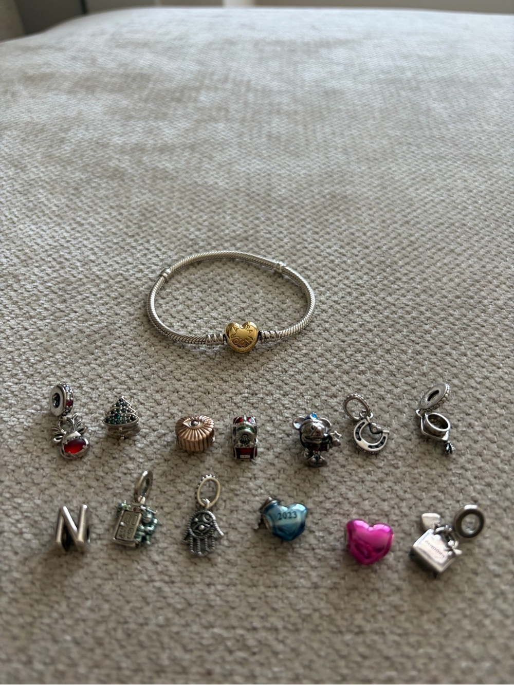 AUTHENTIC Pandora Bracelet Charm Set